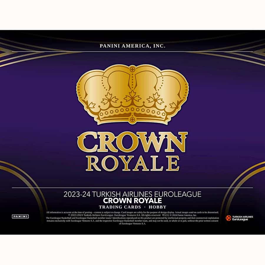 23-24 Crown Royale Euroleague Basketball Hobby