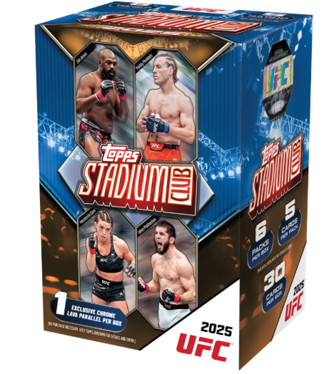 2025 Topps Stadium Club UFC 6-Pack Blaster Box