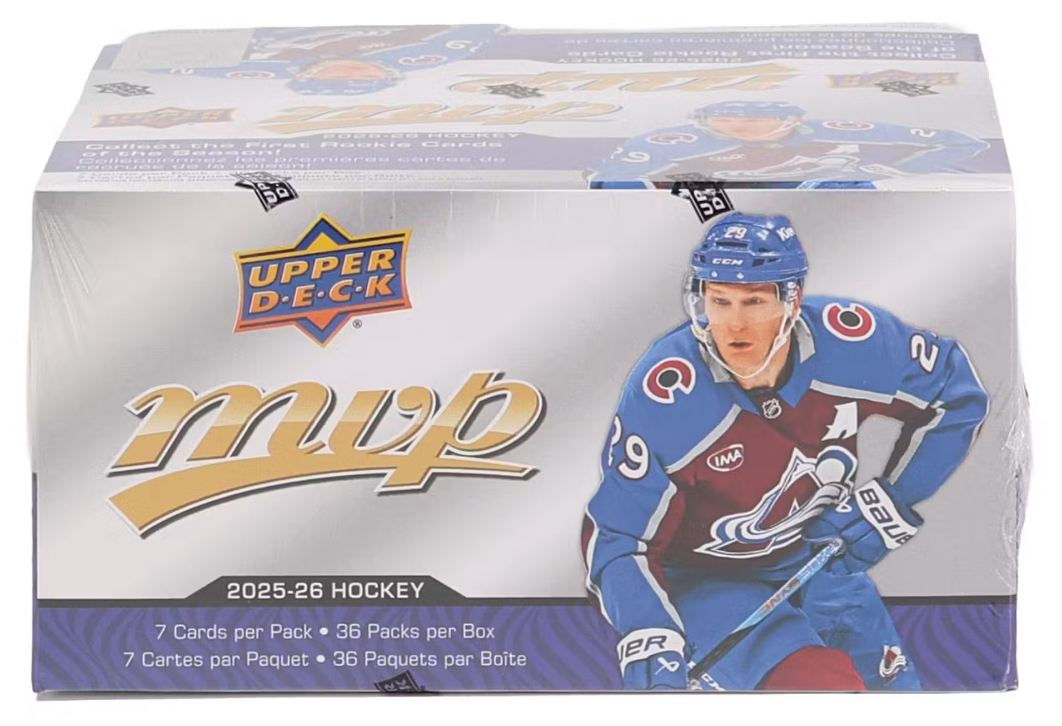 2025/26 Upper Deck MVP Hockey 36-Pack Retail Box