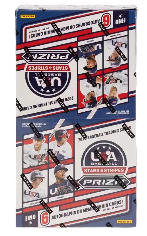 2026 Panini USA Stars & Stripes Prizm Baseball Hobby Box Suggested Price