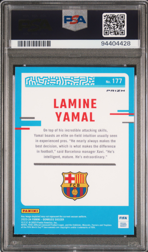 2023-24 PANINI DONRUSS LAMINE YAMAL OPTIC-HOLO FIFA #177