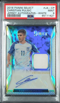 2016 PANINI SELECT JERSEY AUTOGRAPHS #JA-CP CHRISTIAN PULISIC JERSEY AUTOGRAPHS-WHITE